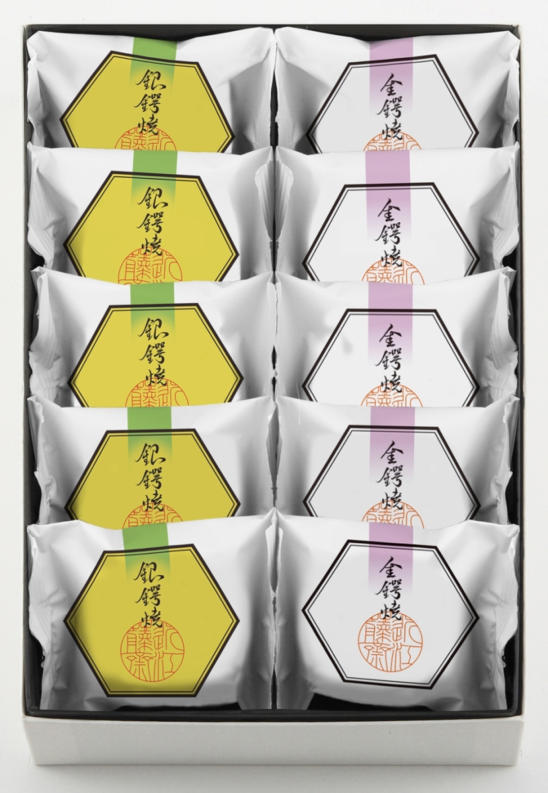 金鍔焼5個・銀鍔焼5個入り TKG-271